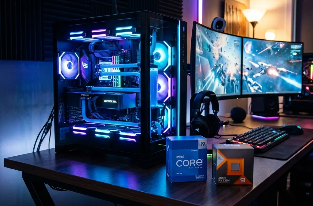 Processadores Intel Arrow Lake vs AMD Ryzen 9000 em 2026: qual comprar para jogos?