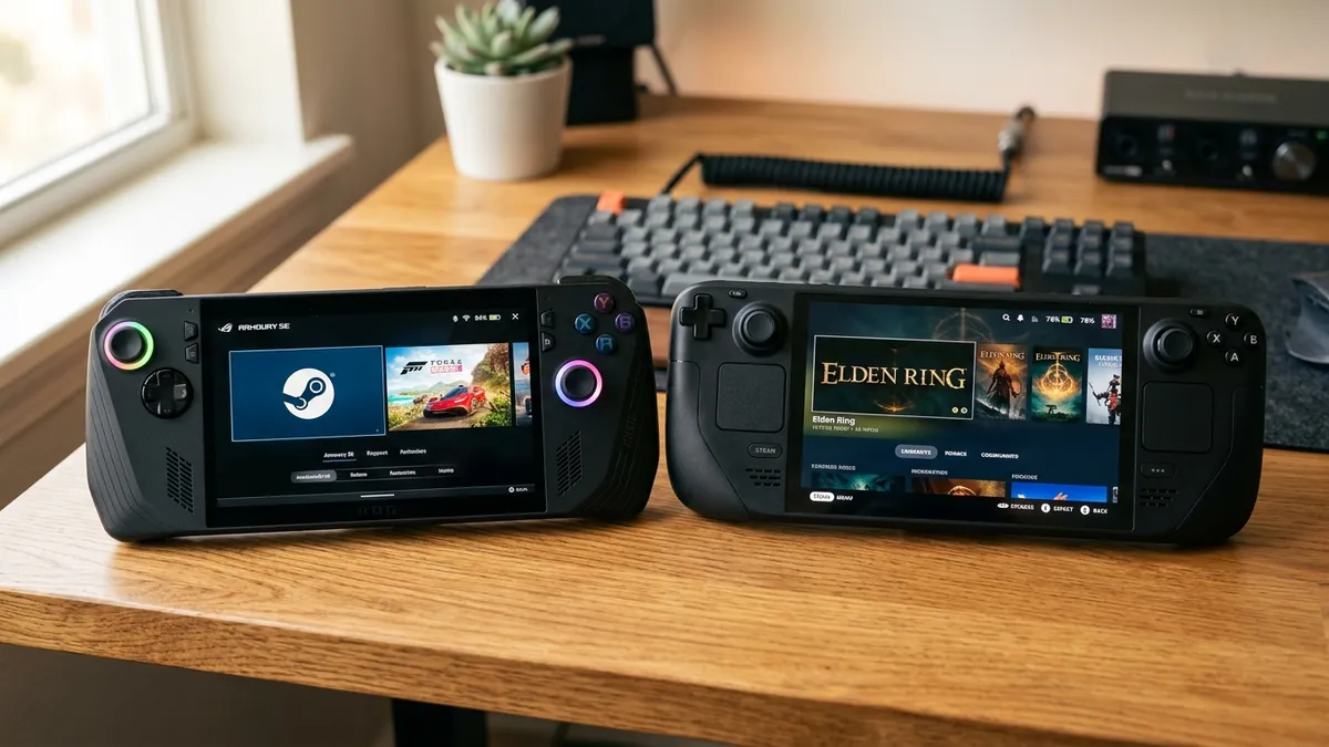ROG Ally X vs Steam Deck OLED: Qual portátil vale mais a pena comprar em 2026?