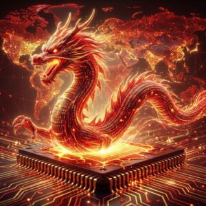 Ilustracao detalhada sobre O Gigante Chinês Despertou? Como o GLM-5 Agitou o Mercado Trilionário de Inteligência Artificial