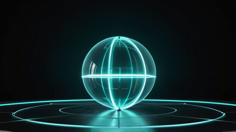 Escudo digital protegendo um núcleo brilhante, representando a segurança de dados locais.