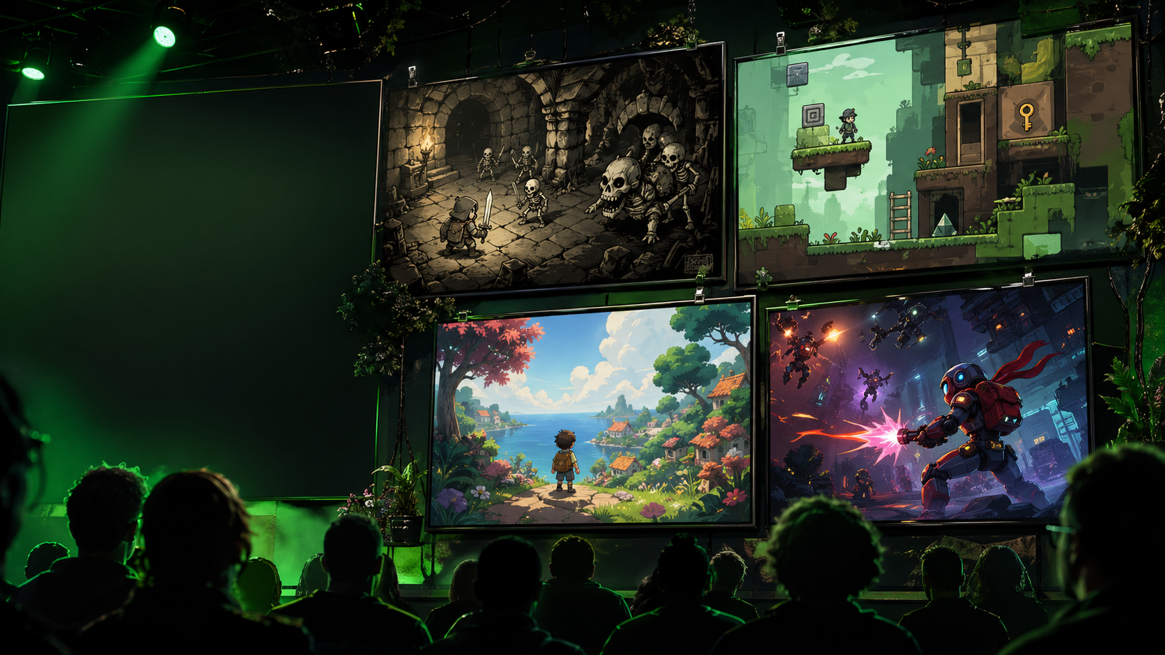 Capa editorial sobre ID@Xbox e descoberta de jogos indies