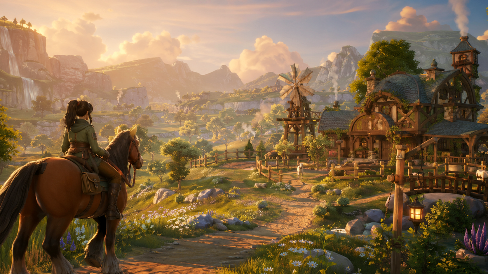 Capa editorial sobre preparacao para a expansao Royal Highlands em Palia.