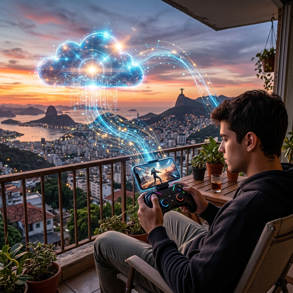 Com a consolidação do 5G e a alta nos preços de consoles e PCs, o Cloud Gaming deixou de ser promessa para virar realidade no Brasil. Vale a pena migrar?