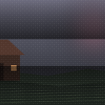 Cena rural com fazenda, plantacao e clima de misterio ao anoitecer, sugerindo um jogo cozy com suspense.