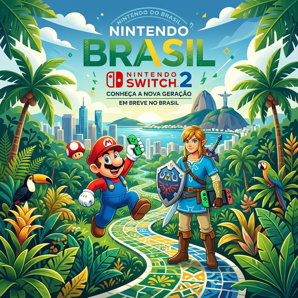 Nintendo no Brasil: Além do Switch 2, executivos detalham planos para localização e preços na eShop
