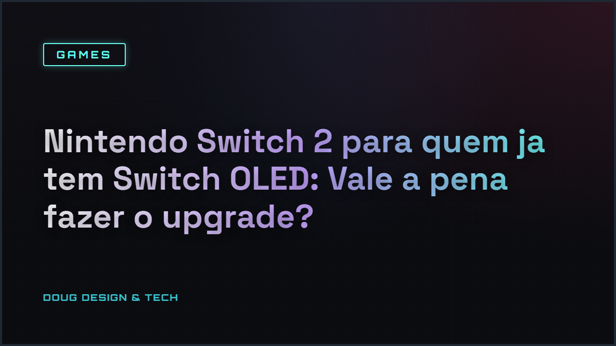 Comparativo visual entre o Nintendo Switch OLED e a silhueta do futuro Nintendo Switch 2.